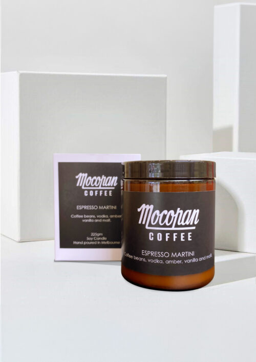 coffee vanilla scented candle